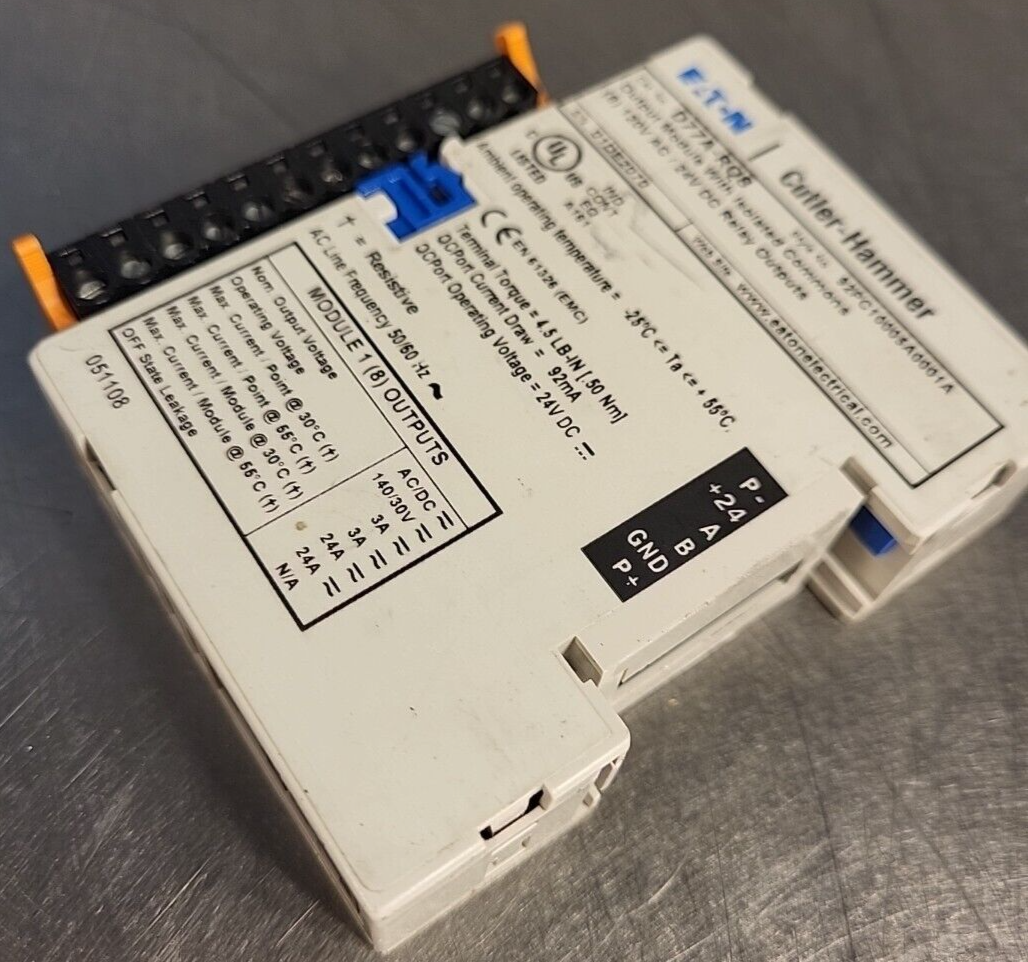 Eaton/Cutler-Hammer  D77A-RQ8 Output Module (BIN 3.5.1)