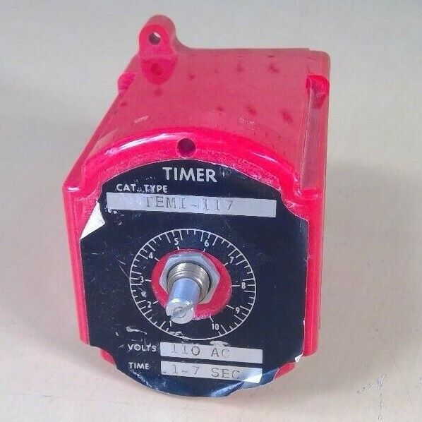 Arrow Hart TEMI-117 TIMER 110VAC .1-7 SEC                                   5D-4