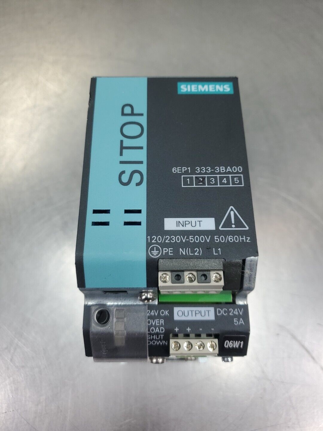 SIEMENS 6EP1333-3BA00 SITOP Modular 5A 1/2Ph Power Supply.                 4A-34