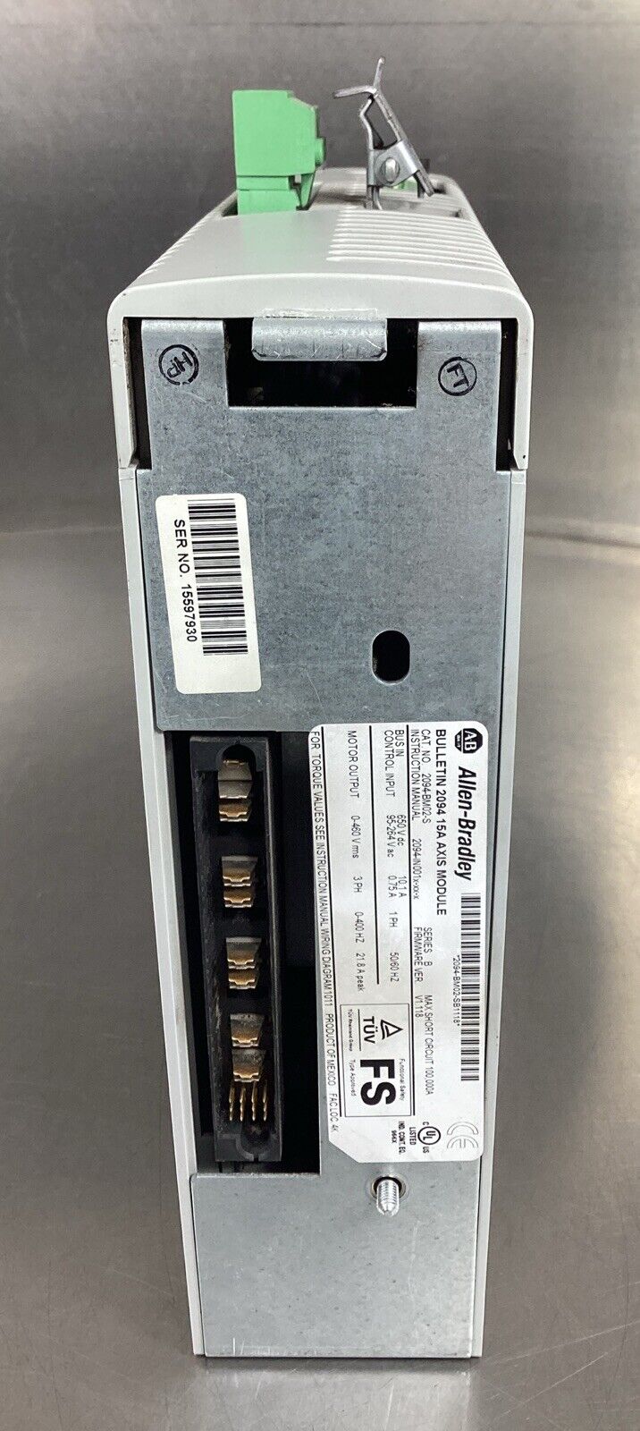 Allen Bradley  2094-BM02-S /B  3Ph 0-590Hz       1B-04