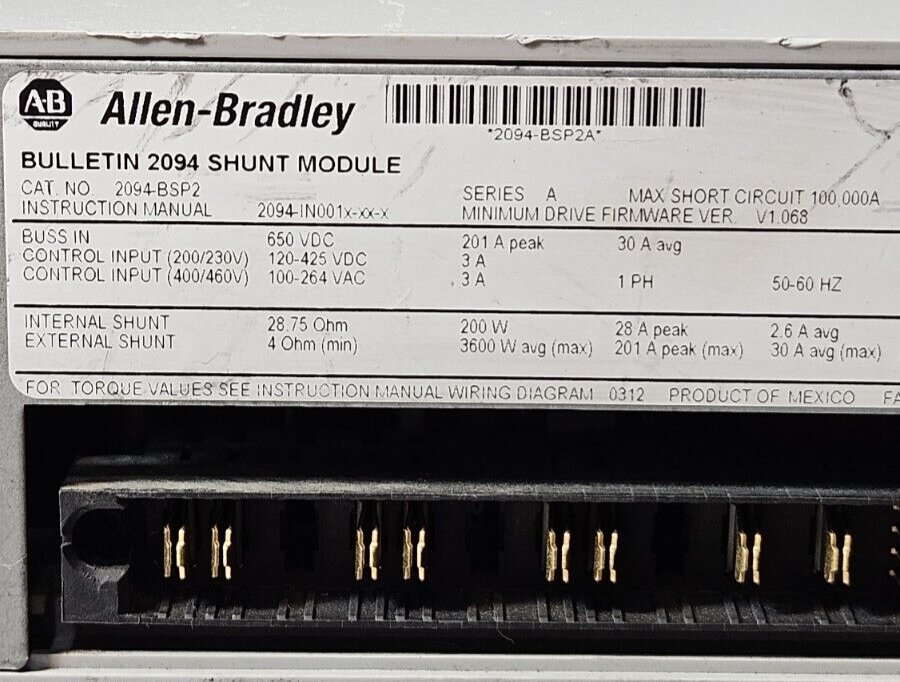 Allen Bradley 2094-BSP2 /A Kinetix 6000 Servo Drive                     (BIN252)