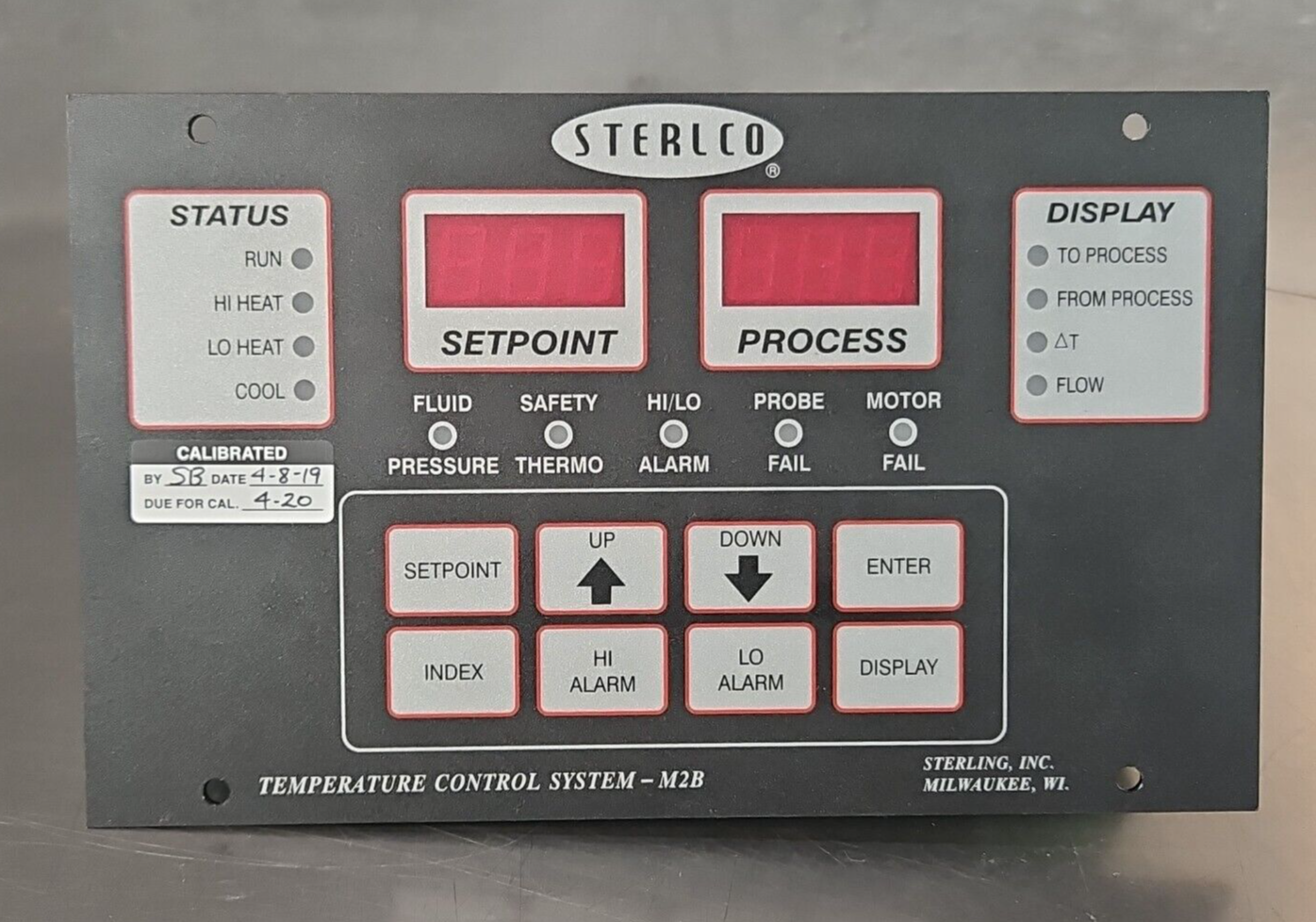 Sterling 601.00521.00 M2B Water Temperature Control System 180° F        loc1C41