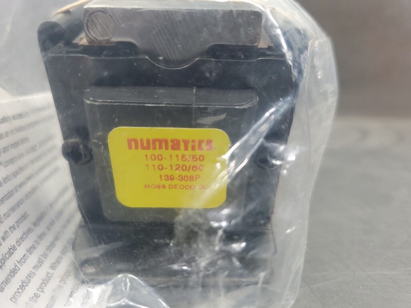 Numatics 139-308P Transformer, 100-115/50 110-120/60.                      5D-32