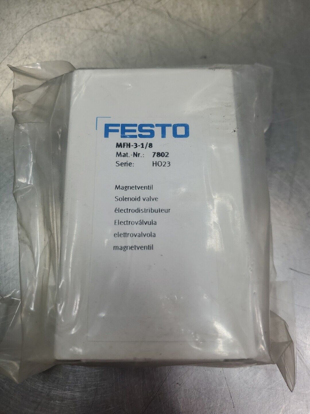 Festo MFH-3-1/8 (7802) Solenoid Valve.                    6B-8