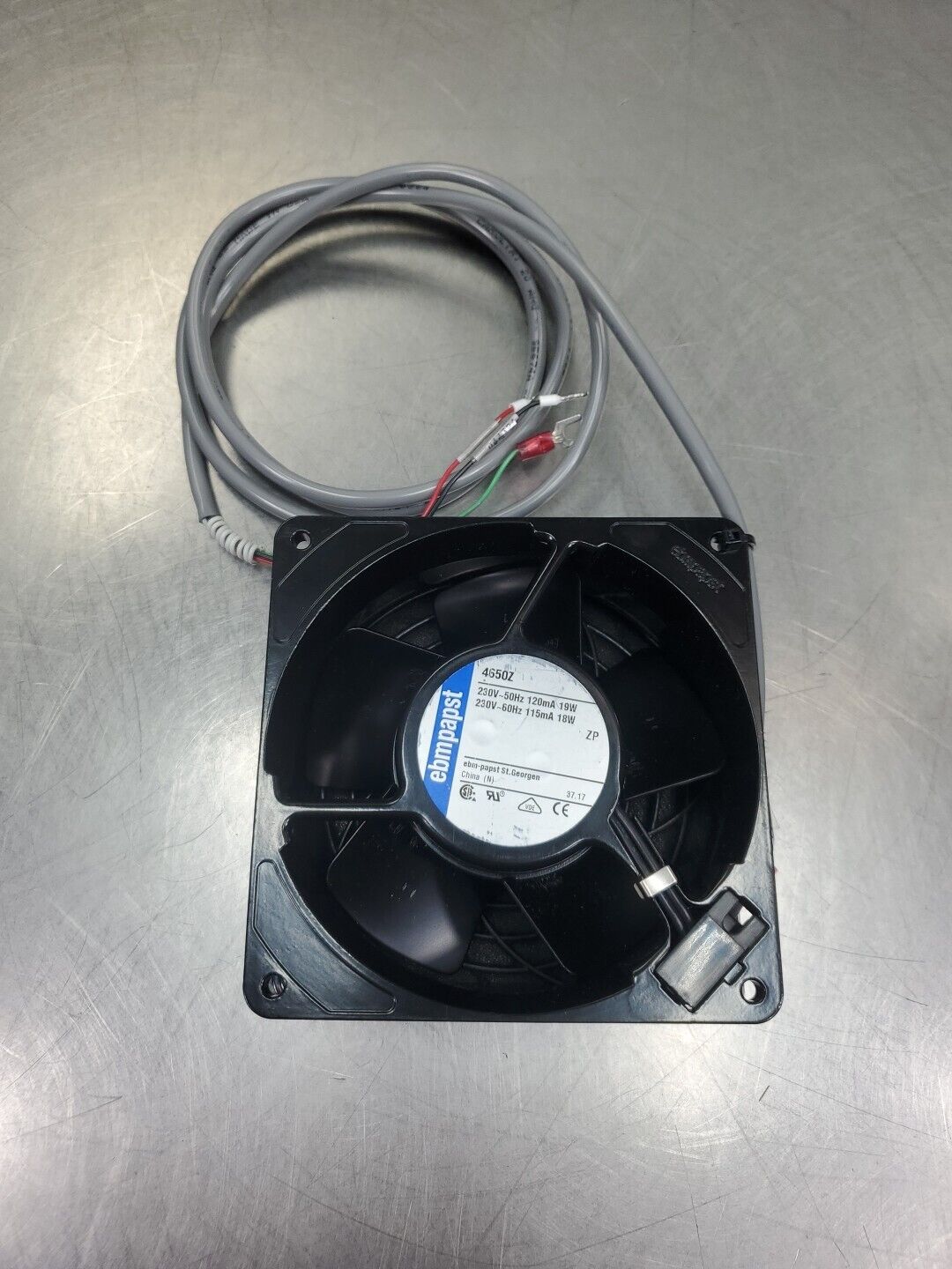 EBMPAPST 4650Z COOLING FAN w/FILTER PLATE.                                 5D-33