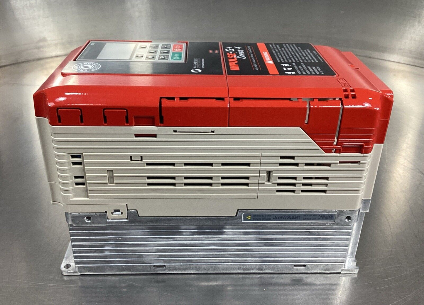 YASKAWA ELECTRIC  CIMR-AU4A0018AAA  Rev. E Out: 0-480VAC 3Ph 0-400Hz     1D-07