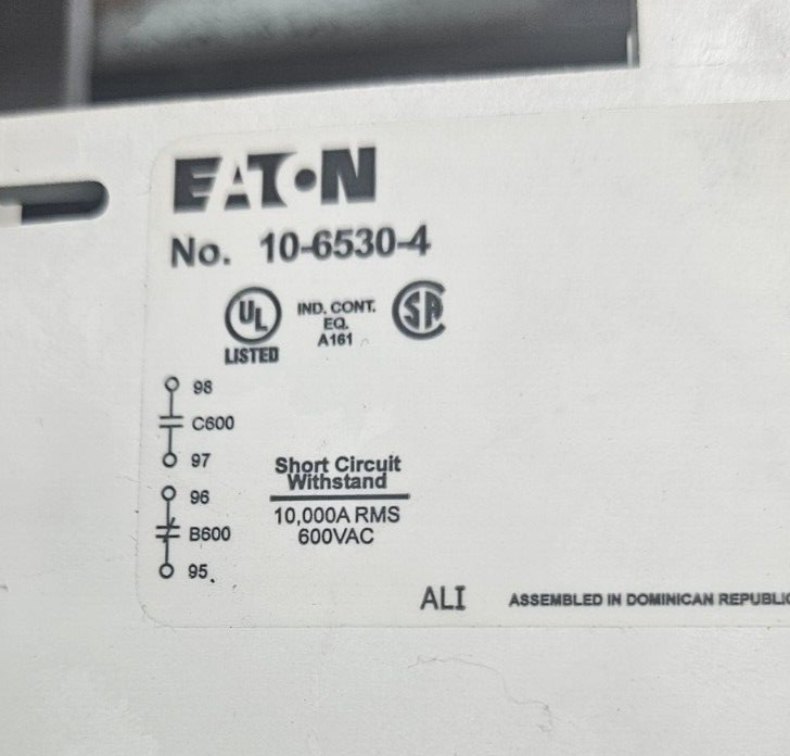 Eaton  AN16NN0 SerB1  Nema Size 4 135A 600V Starter                        loc4F