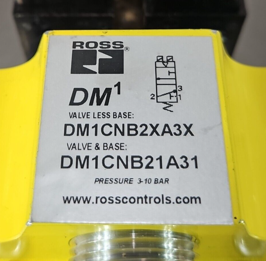 *edu Ross Controls DM1CNB2XA3X Double Valve          loc