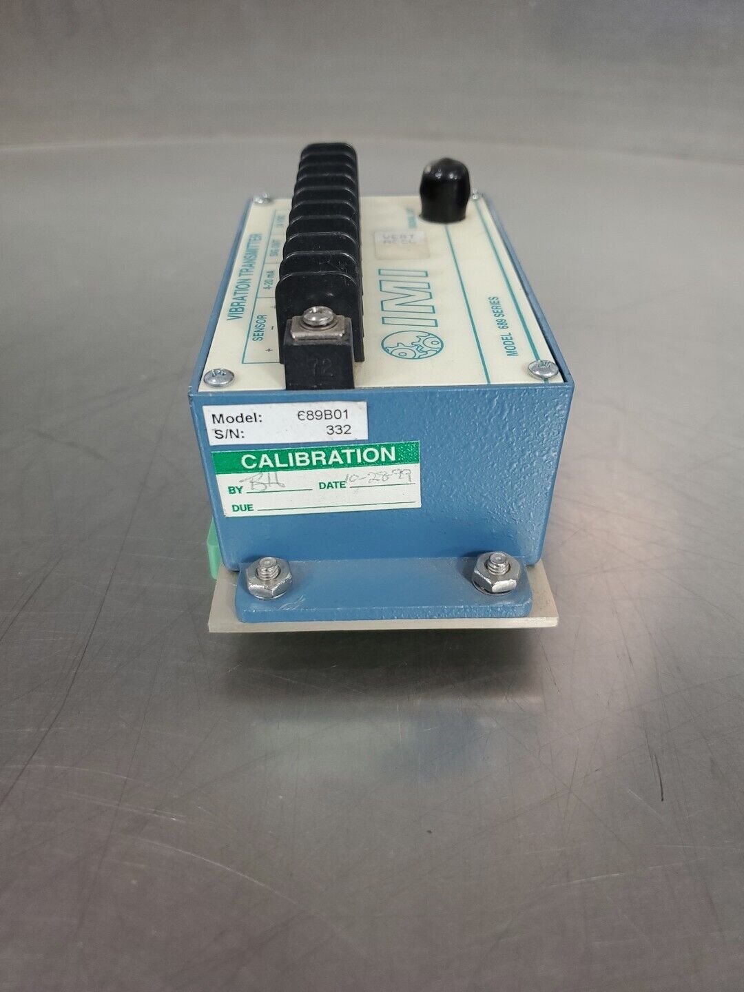 IMI VIBRATION TRANSMITTER 4-20mA MODEL: 689B01.                             5B-3