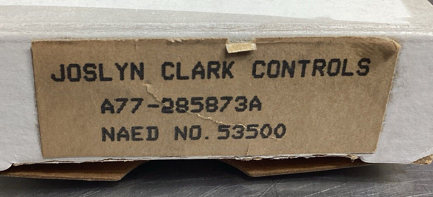 JOSLYN CLARK  A77-285873A  NEW IN BOX AUXILIARY CONTACT 1 NO 1 NC      4E-24