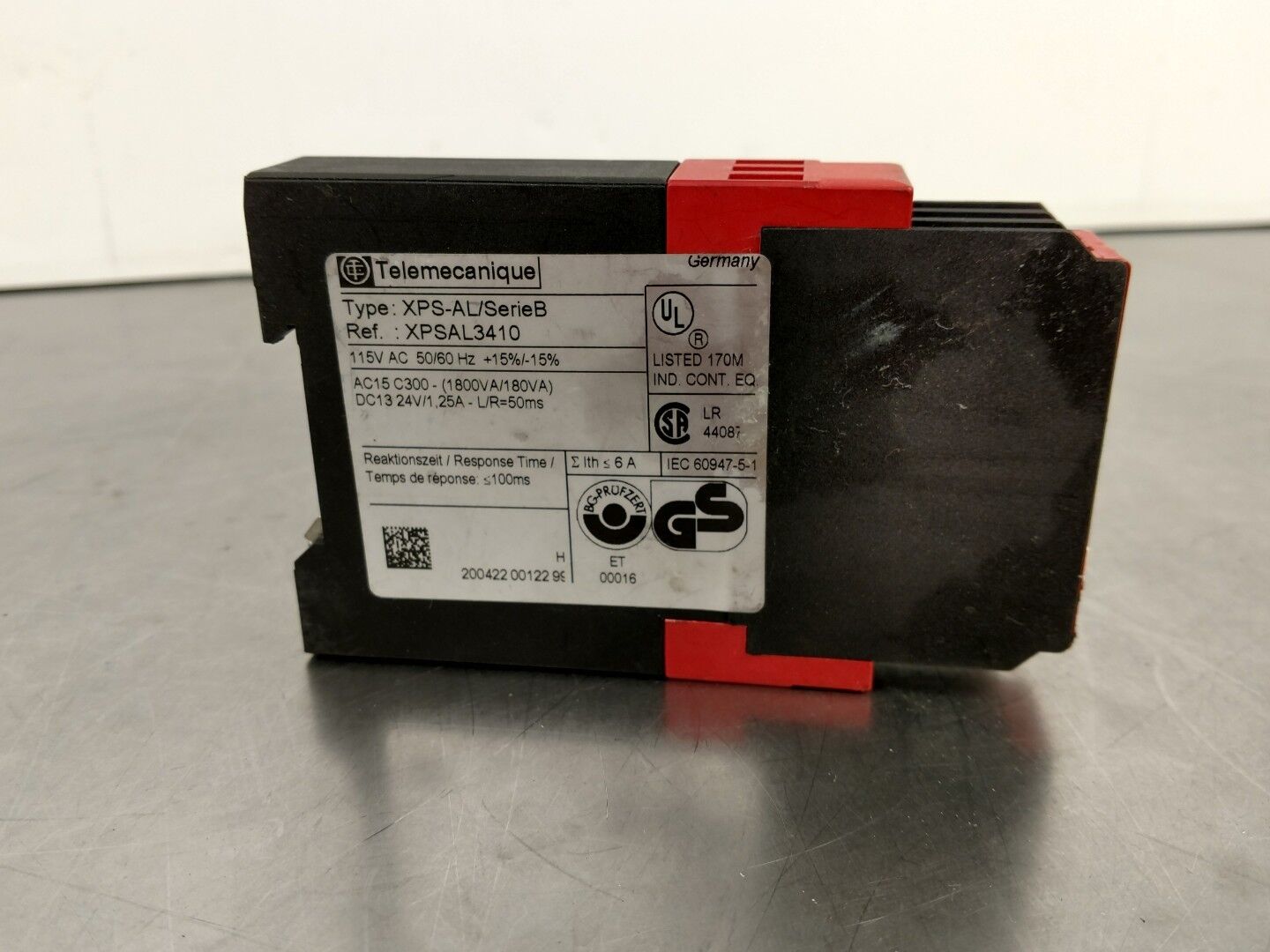 TELEMECANIQUE XPS-AL/SerieB PREVENTA Relay, (XPSAL3410)                     5B-3