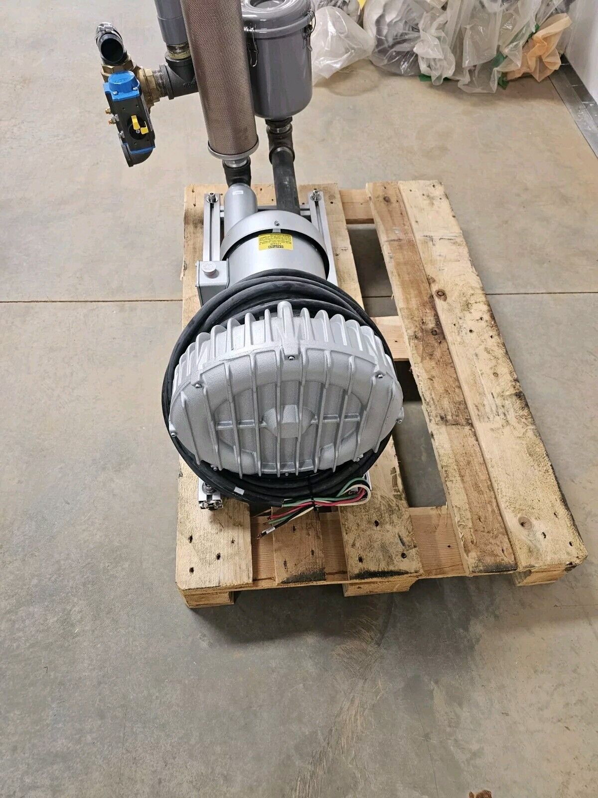 GAST IDEX Regenair R6350A-2 Blower 215/180CFM 5HP (Full assembly)