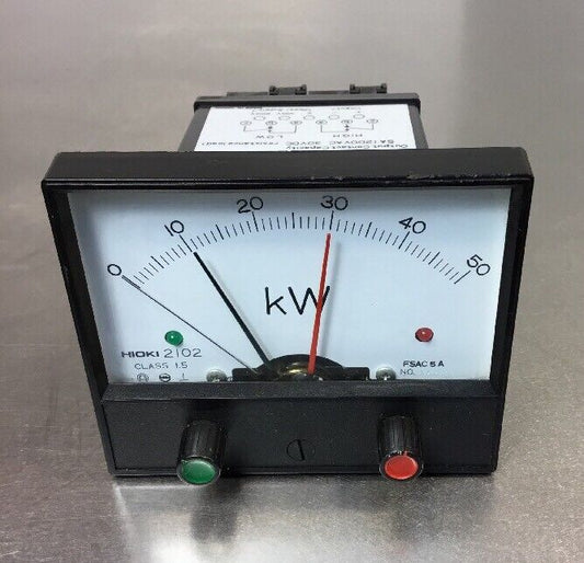 Hioki Meter Relay Model 2102 50kW 5A (200VAC 30VDC Resistance Load)        5D-31