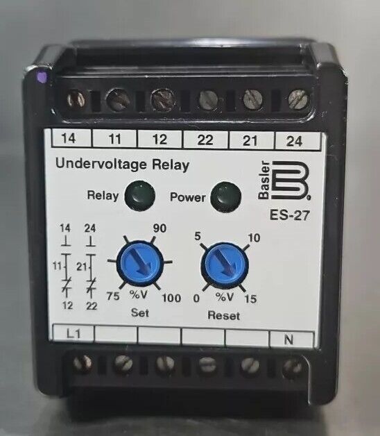 Basler Electric ES-271AA1N2N0 Undervoltage Relay 120V    (BIN3.4.5)