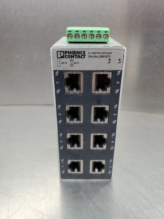 PHOENIX CONTACT FL SWITCH SFN 8GT (2891673) HW:14 Module.                   5C-4