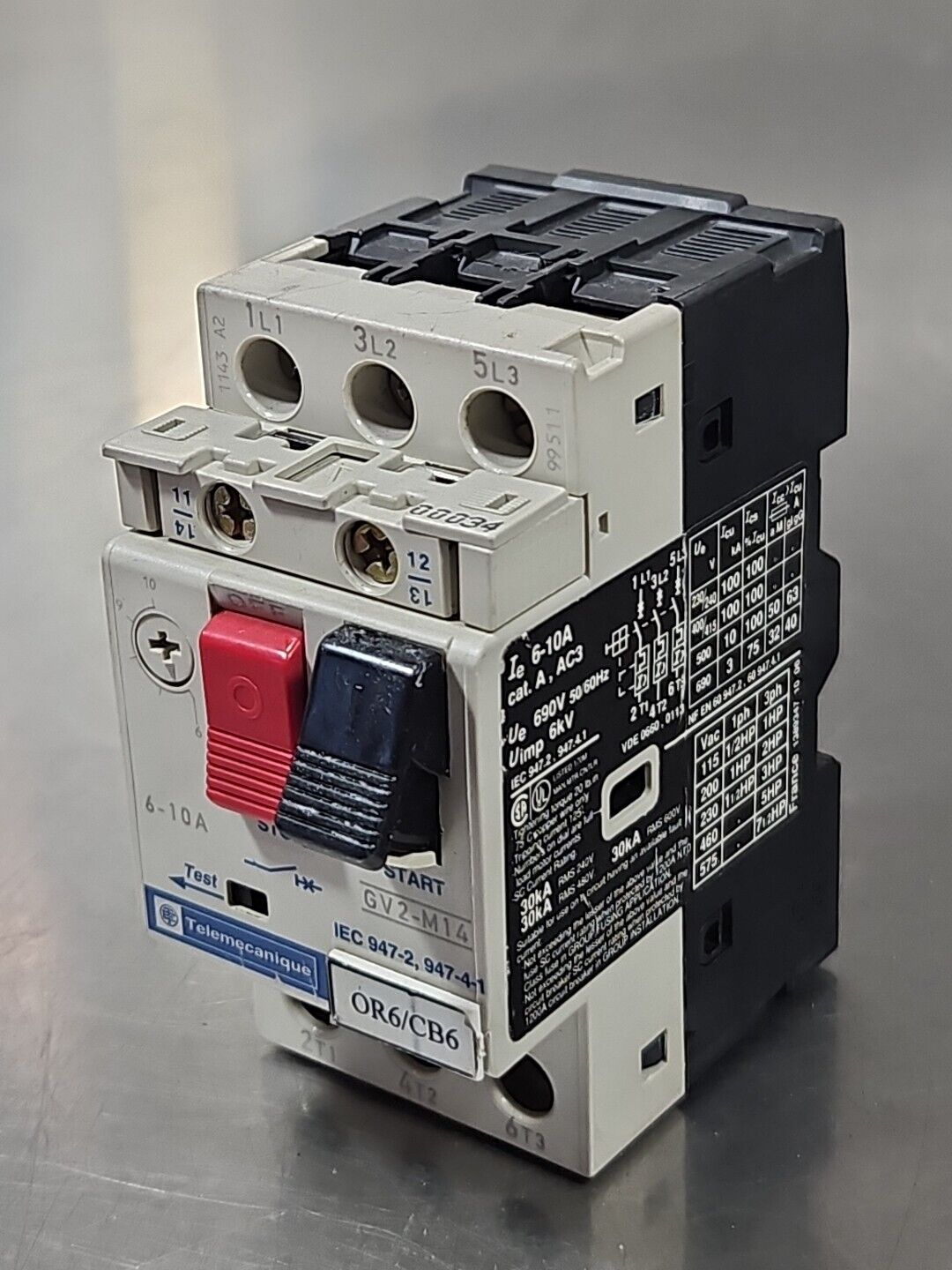 Telemecanique GV2-M14 Motor Circuit Breaker                              loc4C33