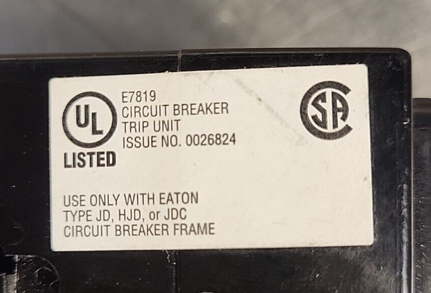 UL Listed  E 7819 Circuit Breaker Trip Unit Thermal Magnetic  (BIN 3.5.1)