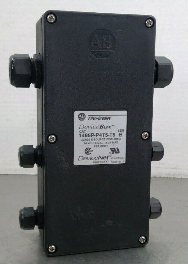 ALLEN-BRADLEY 1485P-P4T5-T5 SER B 4-PORT DEVICEBOX MODULE.                 5E-37