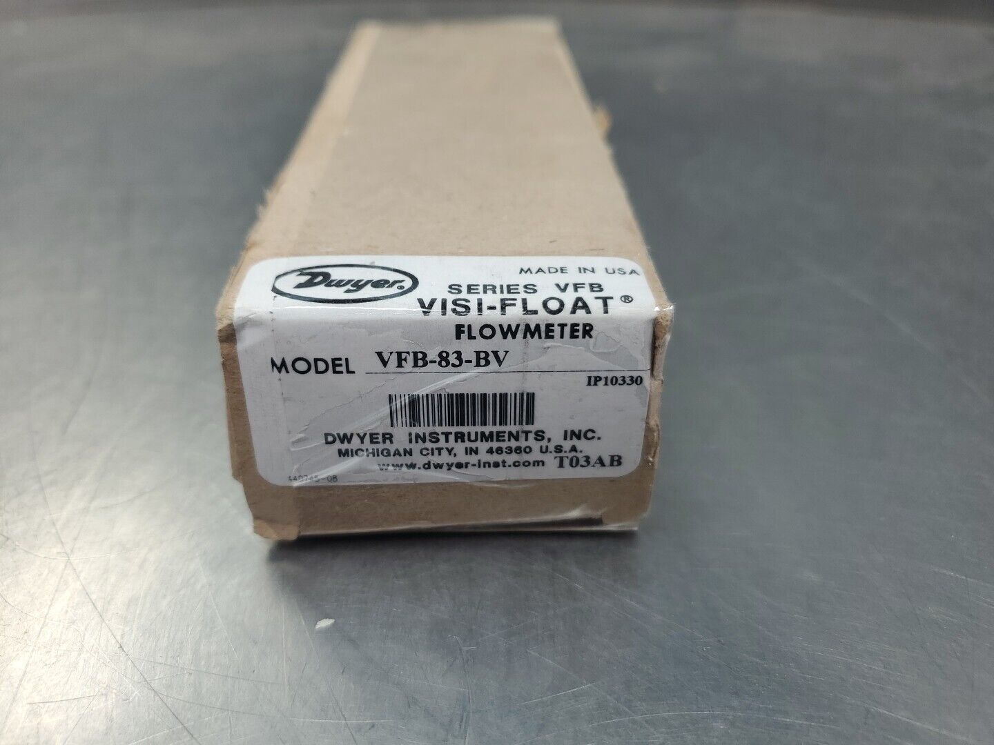 DWYER VFB-83-BV VISI-FLOAT Flowmeter.                                      5E-13