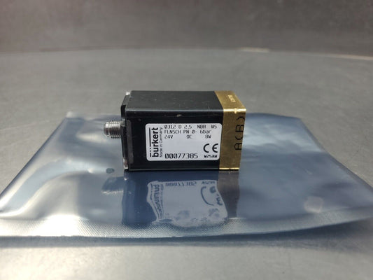 Bürkert 0312 D 2,5 NBR MS Plunger Solenoid Valve, 24VDC, 8W.              5E-7/2