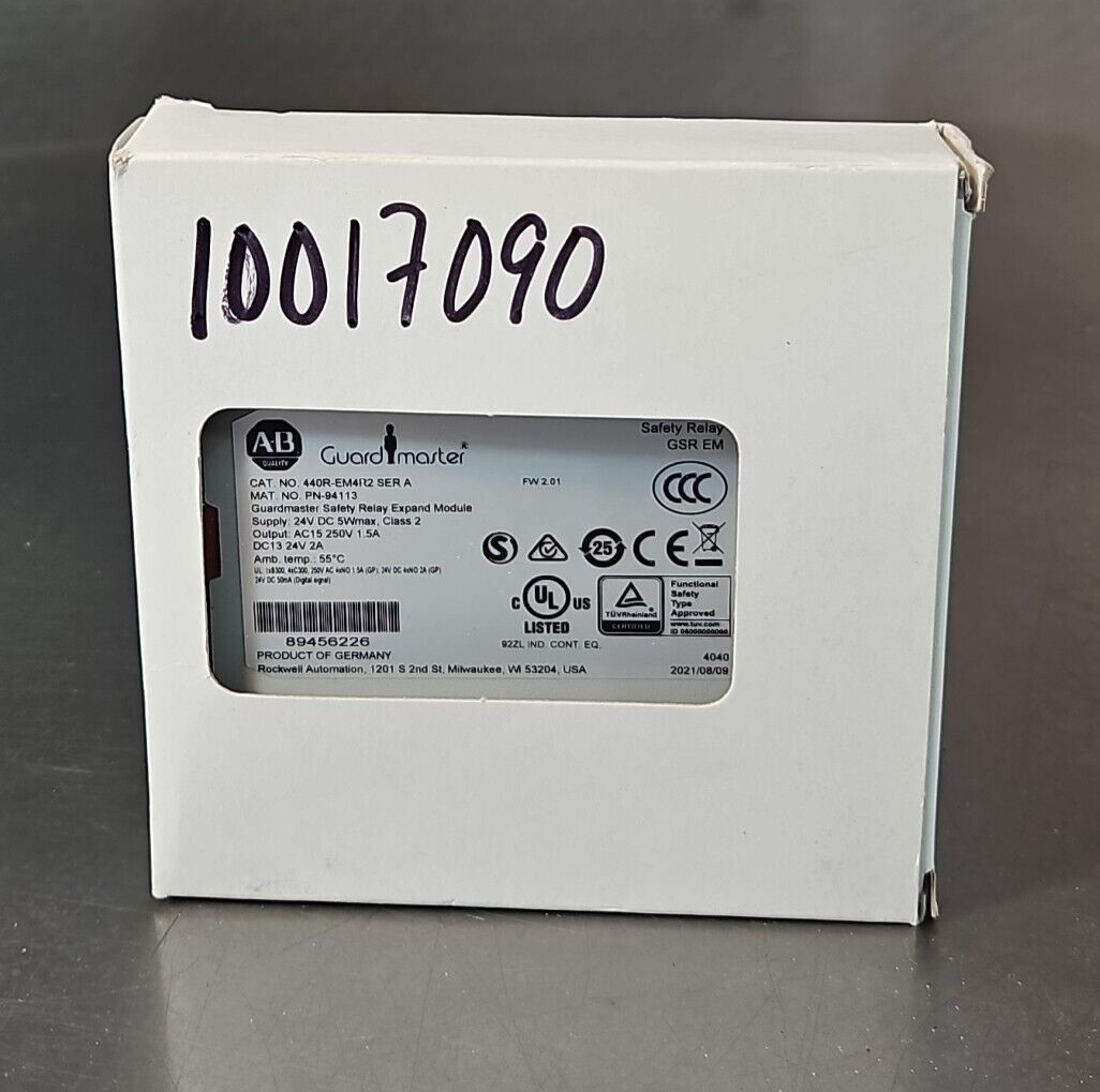 Allen Bradley 440R-EM4R2 Ser A Expansion Safety Relay 24V DC   loc4D8