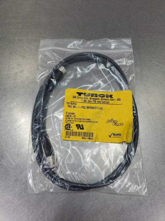 TURCK PKG 3M-1-PSG 3M/S90/S771/SV  CORDSET EXTENSION CABLE.              5A-12/2