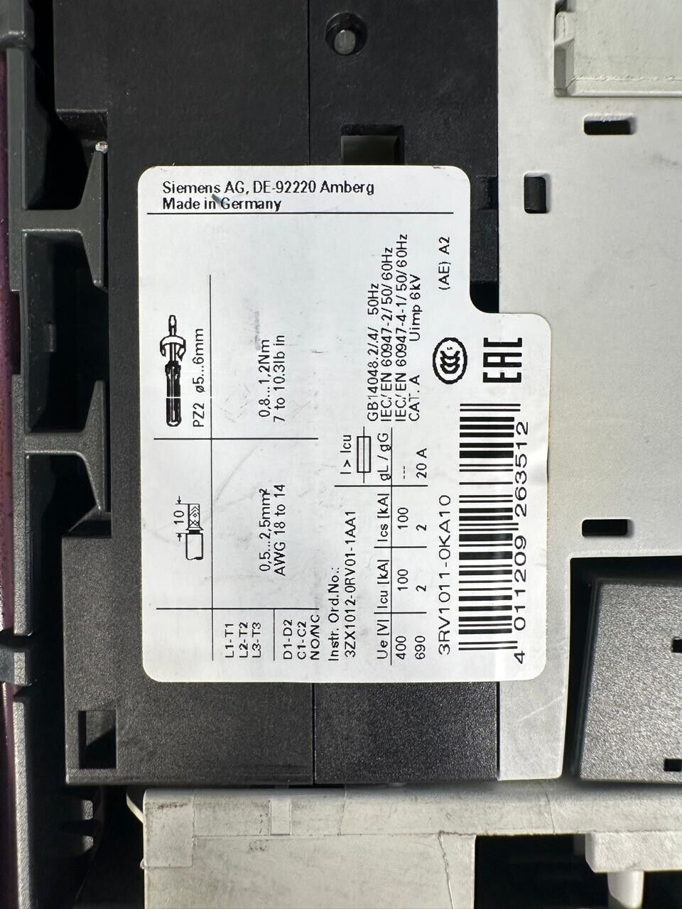 SIEMENS DS1-X - 3RK1301-0KB00-0AA2       (1E-02)