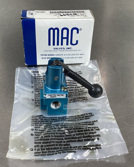 Mac  1111A-021  Lever Locking Solenoid Valve       6B-3