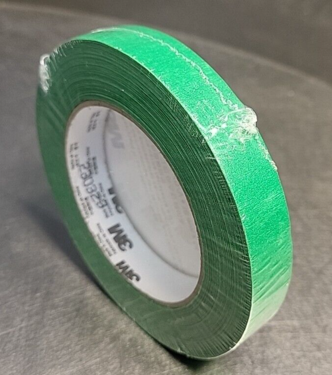 3M UV  UU 0125-0618-2  Resistant Green Masking Tape  18mmx55m  (BIN 3.4.4)