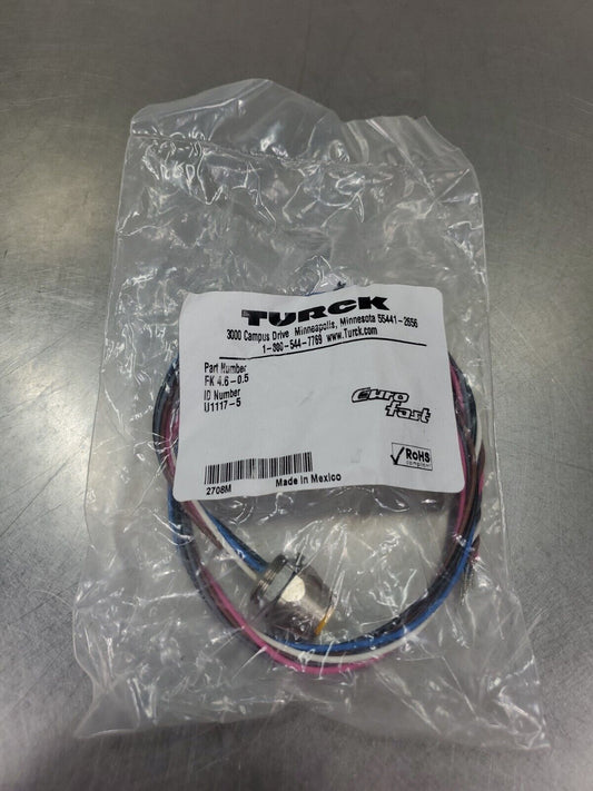 TURCK FKM 4.6-0.5 (ID-No. U1117-5) Connection Module.                    5E-34/1