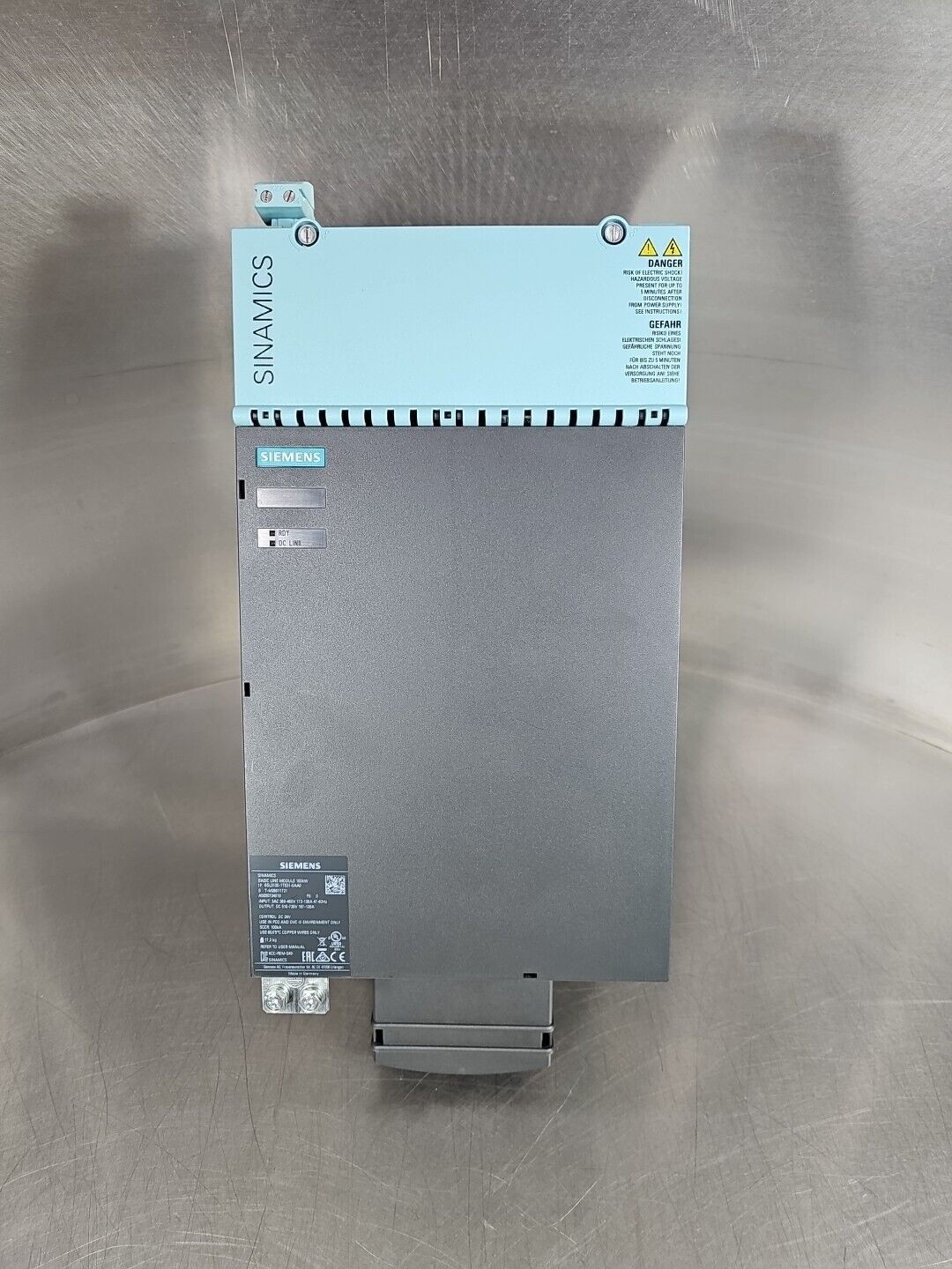 SIEMENS 6SL3130-1TE31-0AA0 SINAMICS Basic Line Module 100kW.  Loc1C