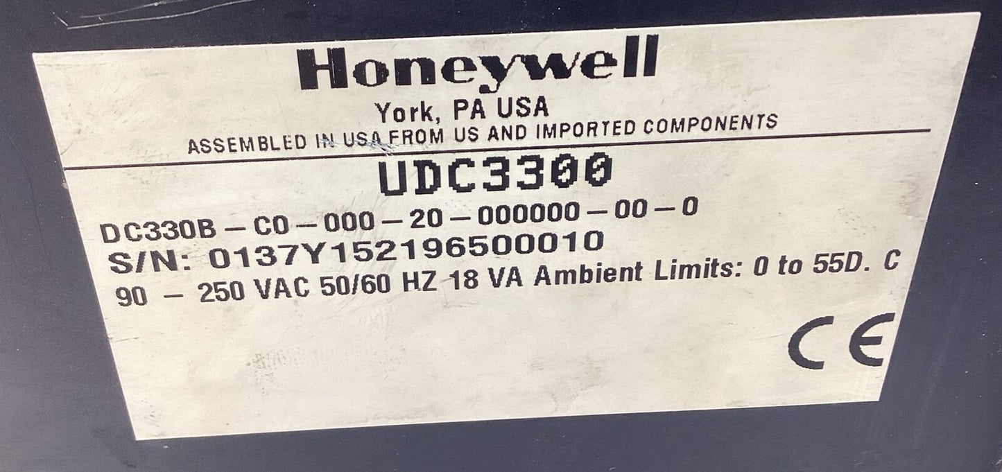 HONEYWELL CONTROLLER  DC330B-C0-000-20-000000-00-0   90-250VAC             5B-33