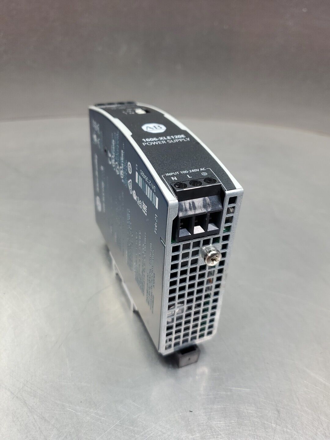 Allen-Bradley 1606-XLE120E Ser B Power Supply, 120W 24VDC 5A.              4B-12