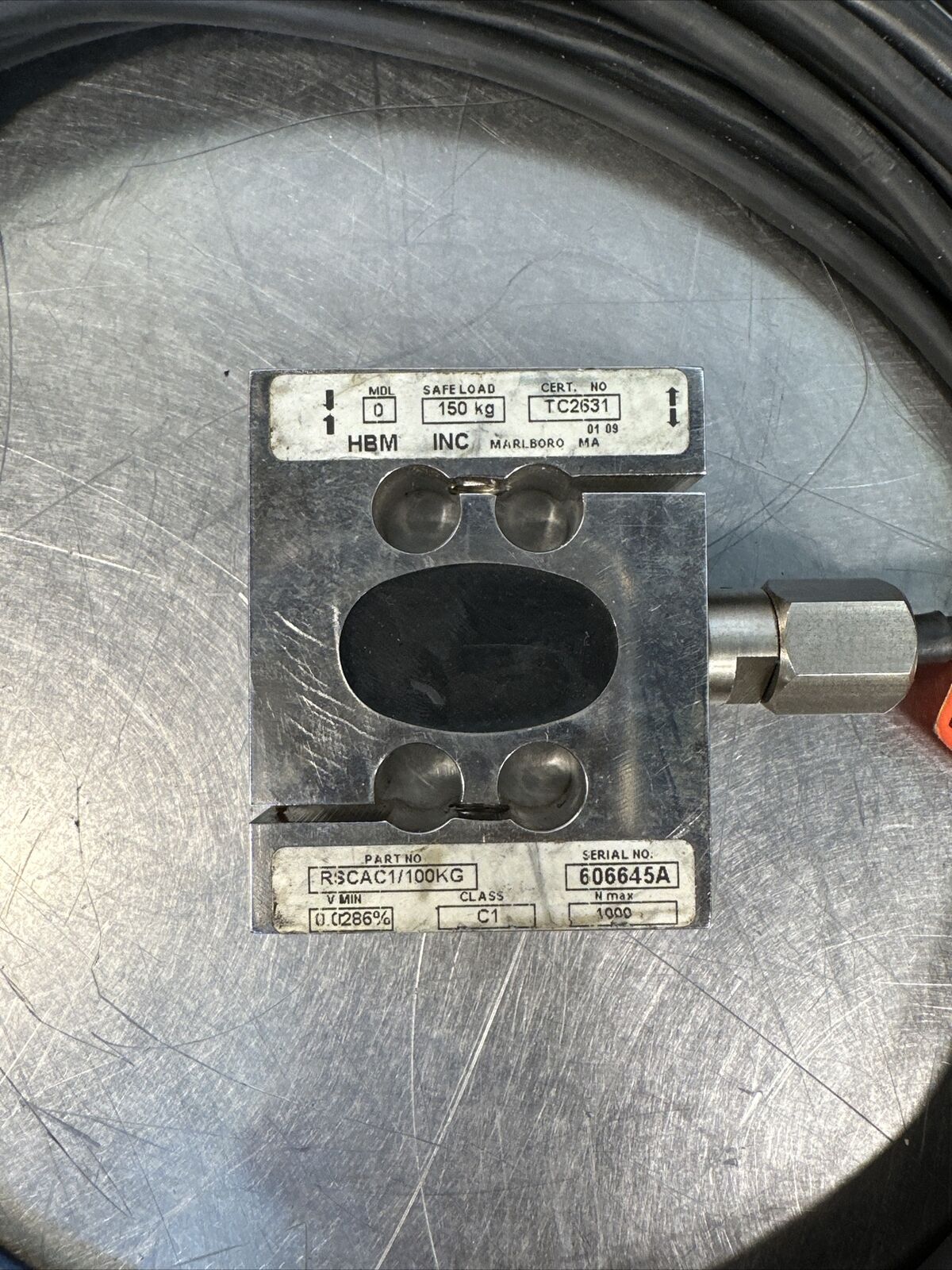 HBM RSCAC1/100KG With Cable  -EACH-        (BIN-1.6.5)