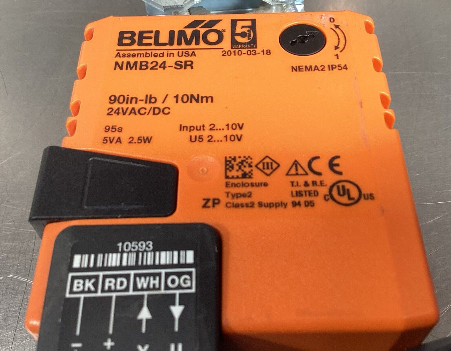 Belimo  NMB24-SR  Proportional Damper Control Actuator       5E-32