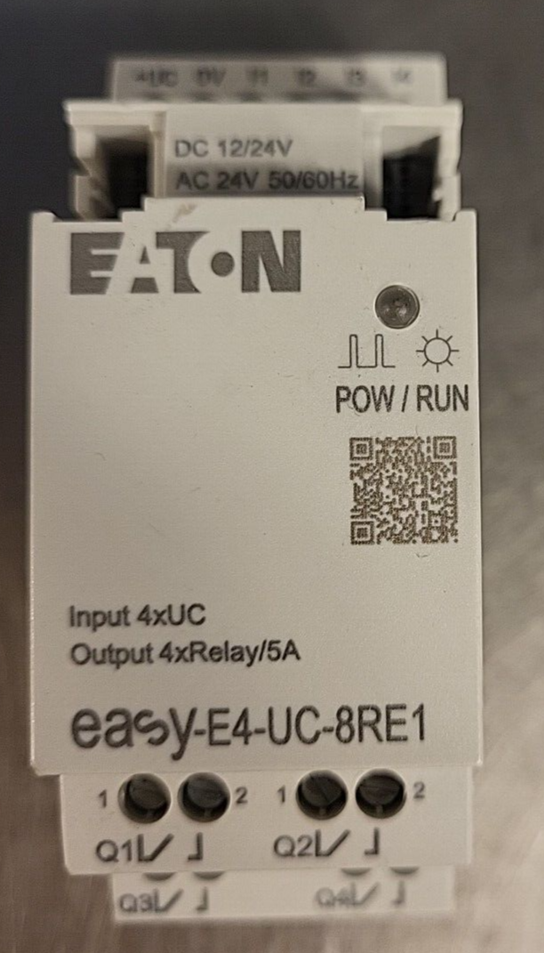 Eaton  EASY -E4- UC- 8RE1   PLC Control Module       (BIN 3.5.1)