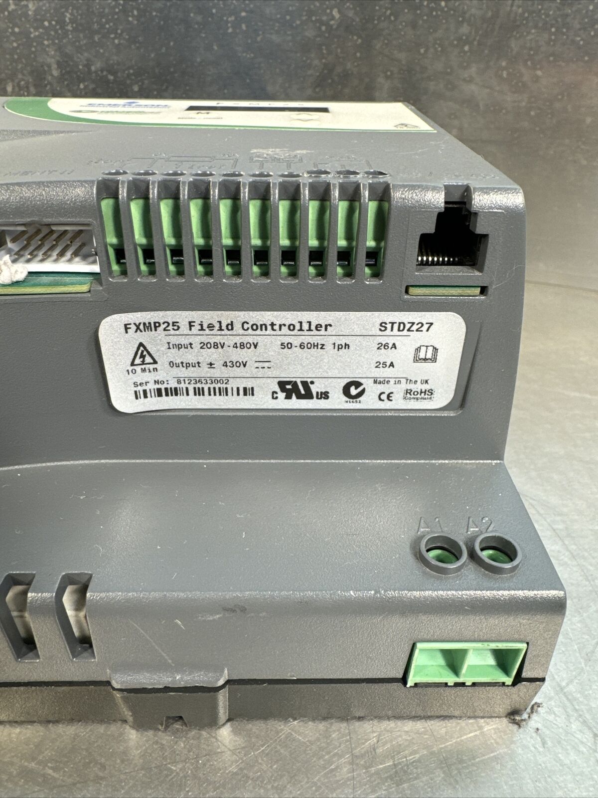 Control Techniques Emerson FXMP25 Field Controller STDZ27 26A 208-480VAC @2.5.2