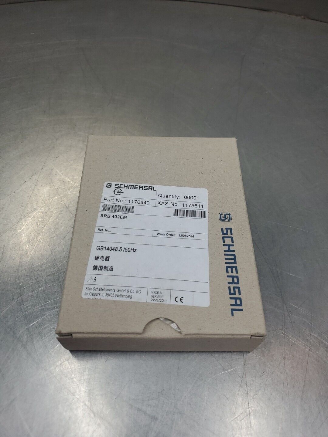 SCHMERSAL SRB 402EM EXPANDER MODULE, 1170840.                               5E-8