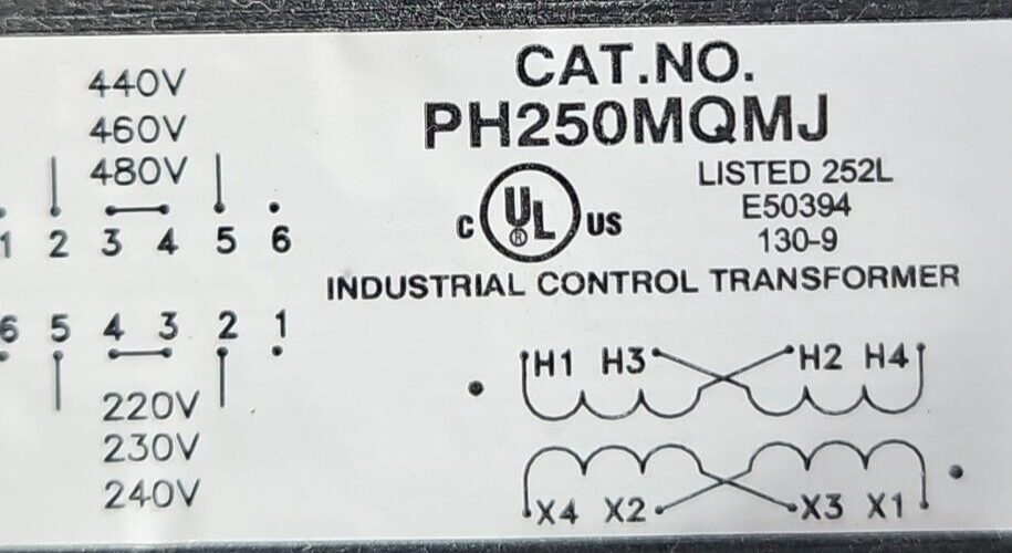 HPS PH250MQMJ Transformer 250VA 50/60Hz                                  loc4E34