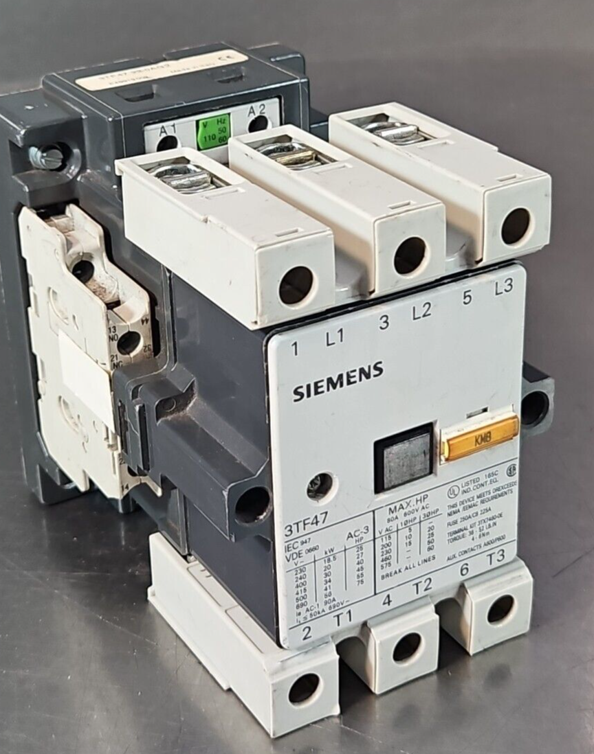 Siemens 3TF47 22-0AG2 Contactor                                         loc4C13