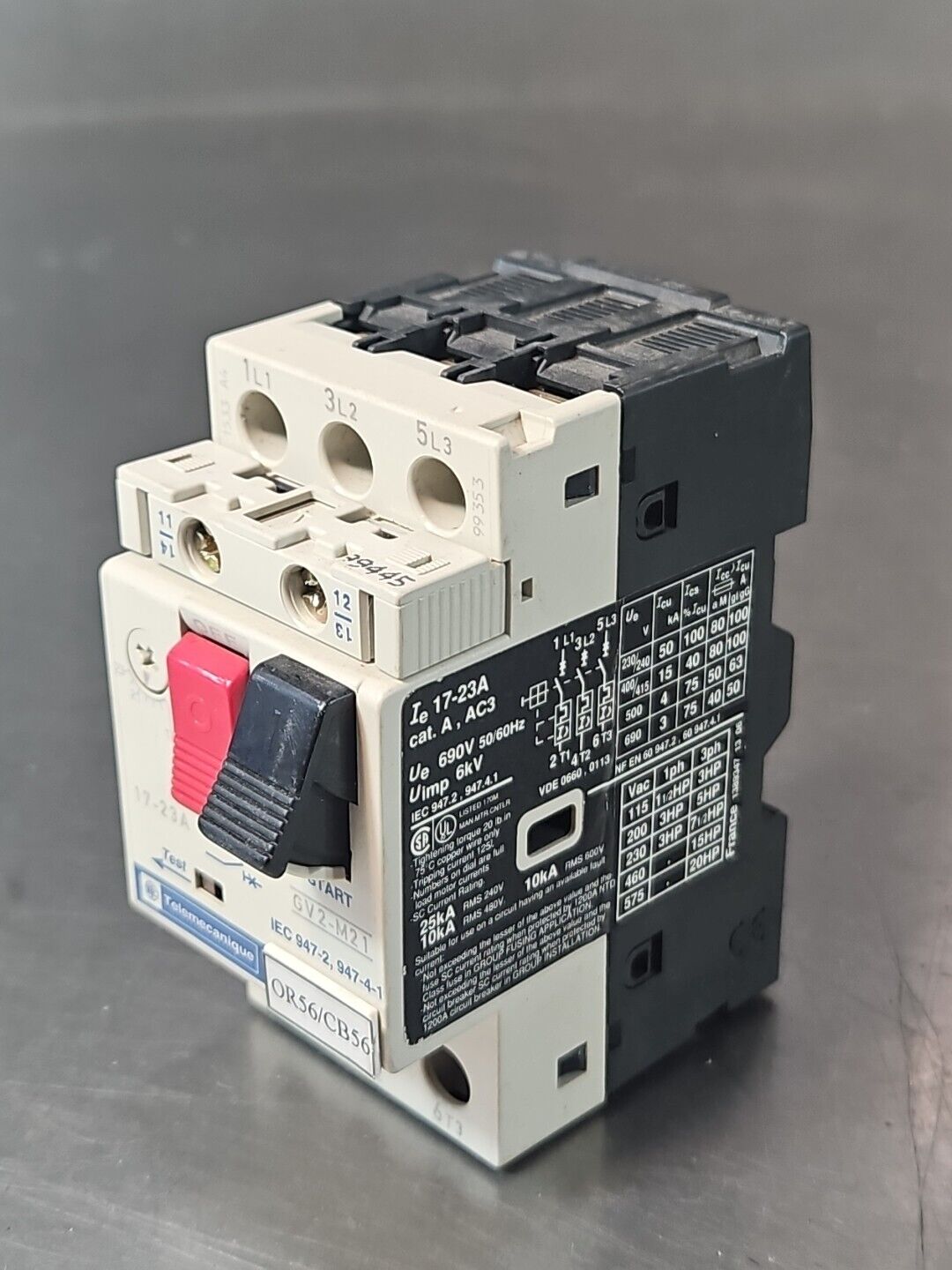 Telemecanique GV2-M21 Motor Circuit Breaker                              loc4E21