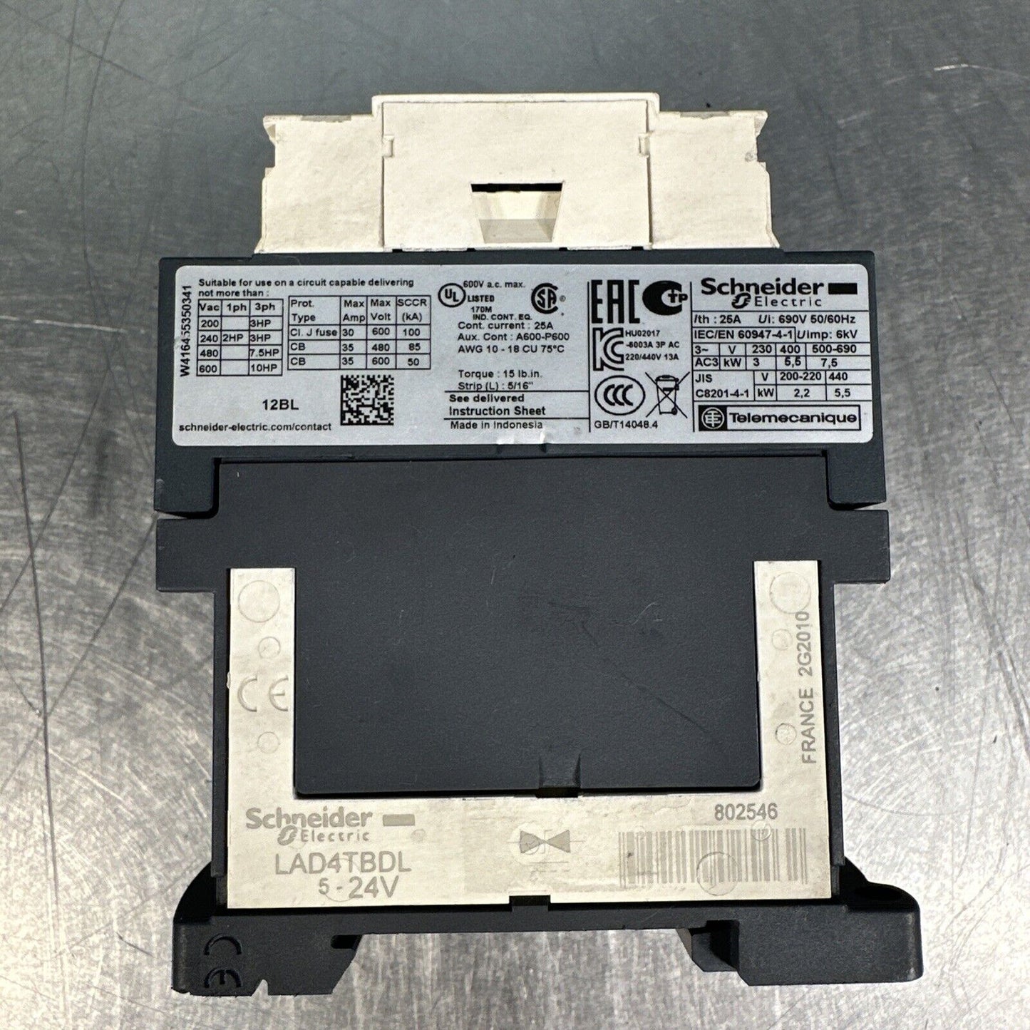 Schneider Electric LAD4TBDL LC1D12 (BIN-1.1.1)