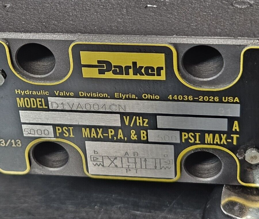 Parker D61VA001C4N / D1VA004CN Pilot Operated Control Valve             (BIN454)