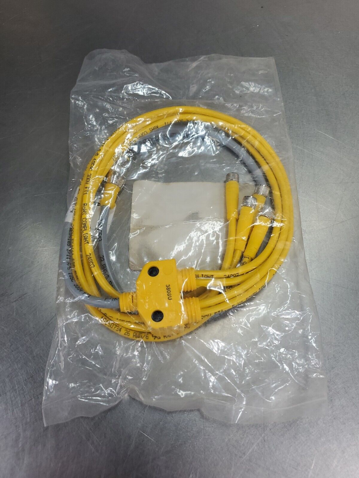 TURCK V5RS-0.5/PKG6M-.5/.5/.5/.5/CS10954 (ID# U0985-74) Cable Unit.      5A-12/2