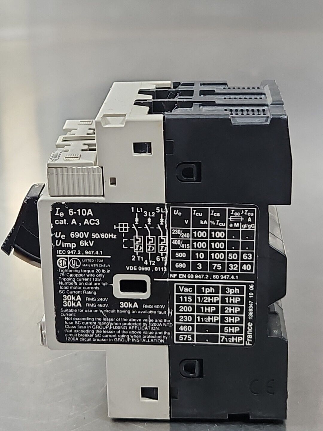 Telemecanique GV2-M14 Motor Circuit Breaker                              loc4C33