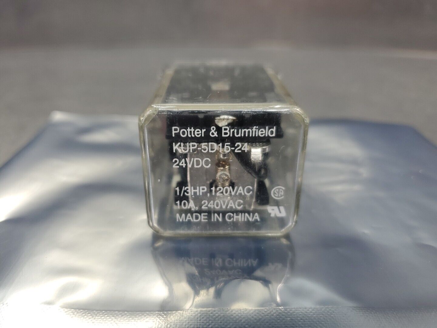 Potter & Brumfield KUP-5D15-24 Relay, 24VDC 10A.                           4A-34