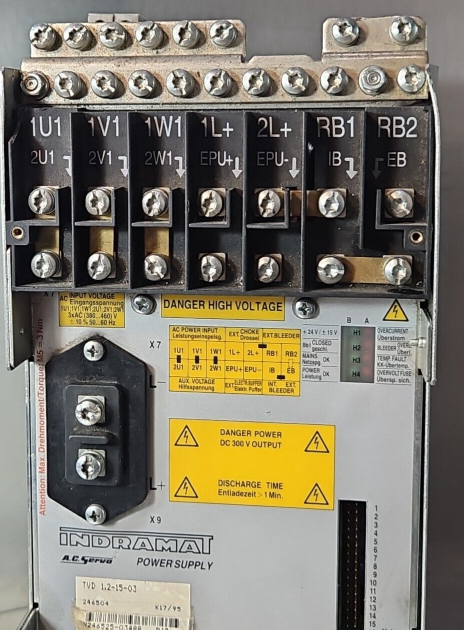 Indramat TVD1.2-15-03 Power Supply Module                               (BIN265)