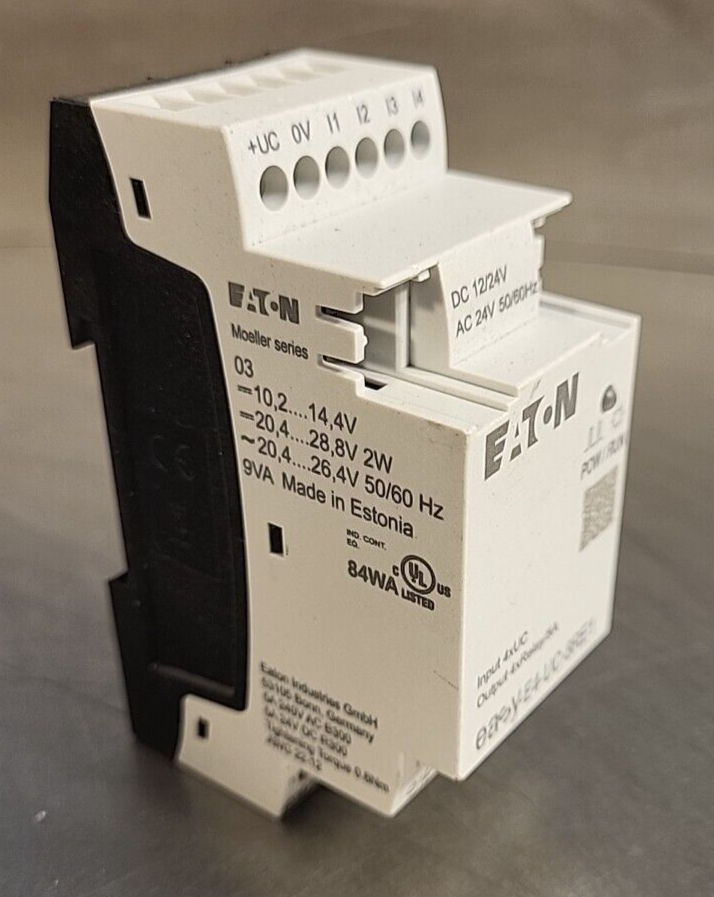 Eaton  EASY -E4- UC- 8RE1   PLC Control Module       (BIN 3.5.1)