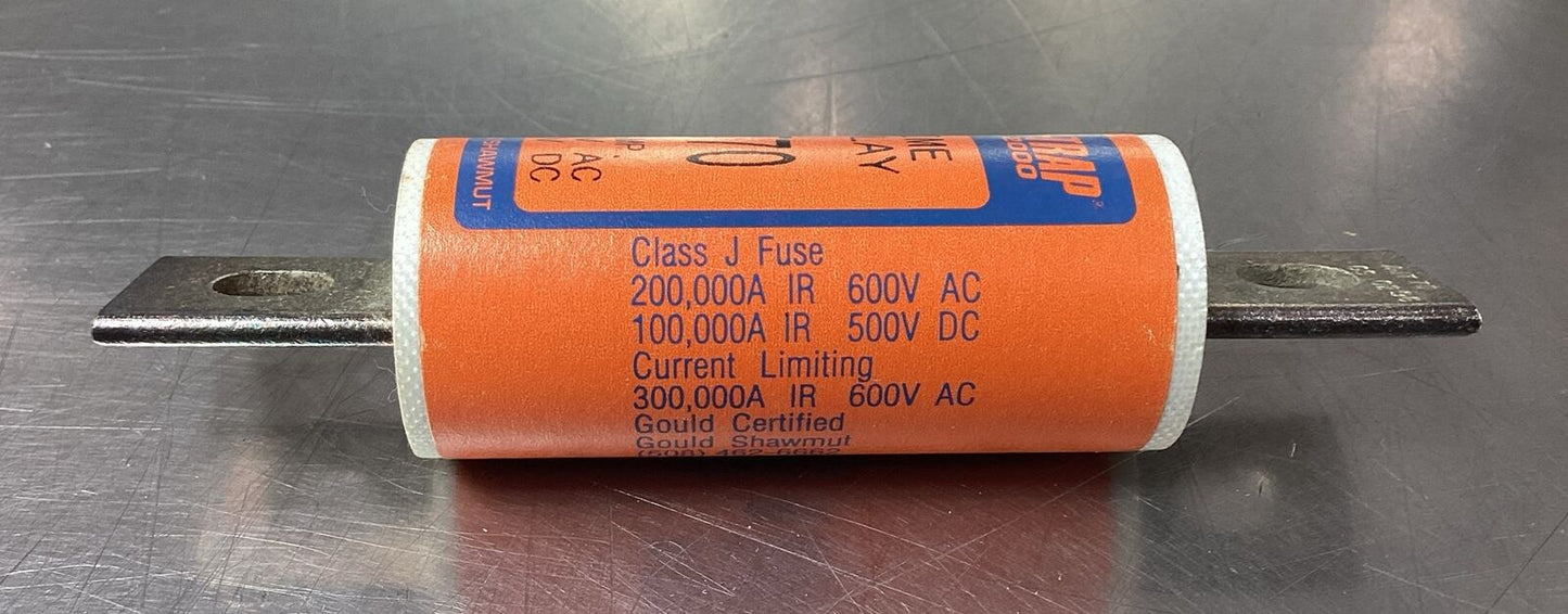 Gould Shawmut  AJT70  Time Delay Fuse 70amp 600vac Amp-Trap     4E-36