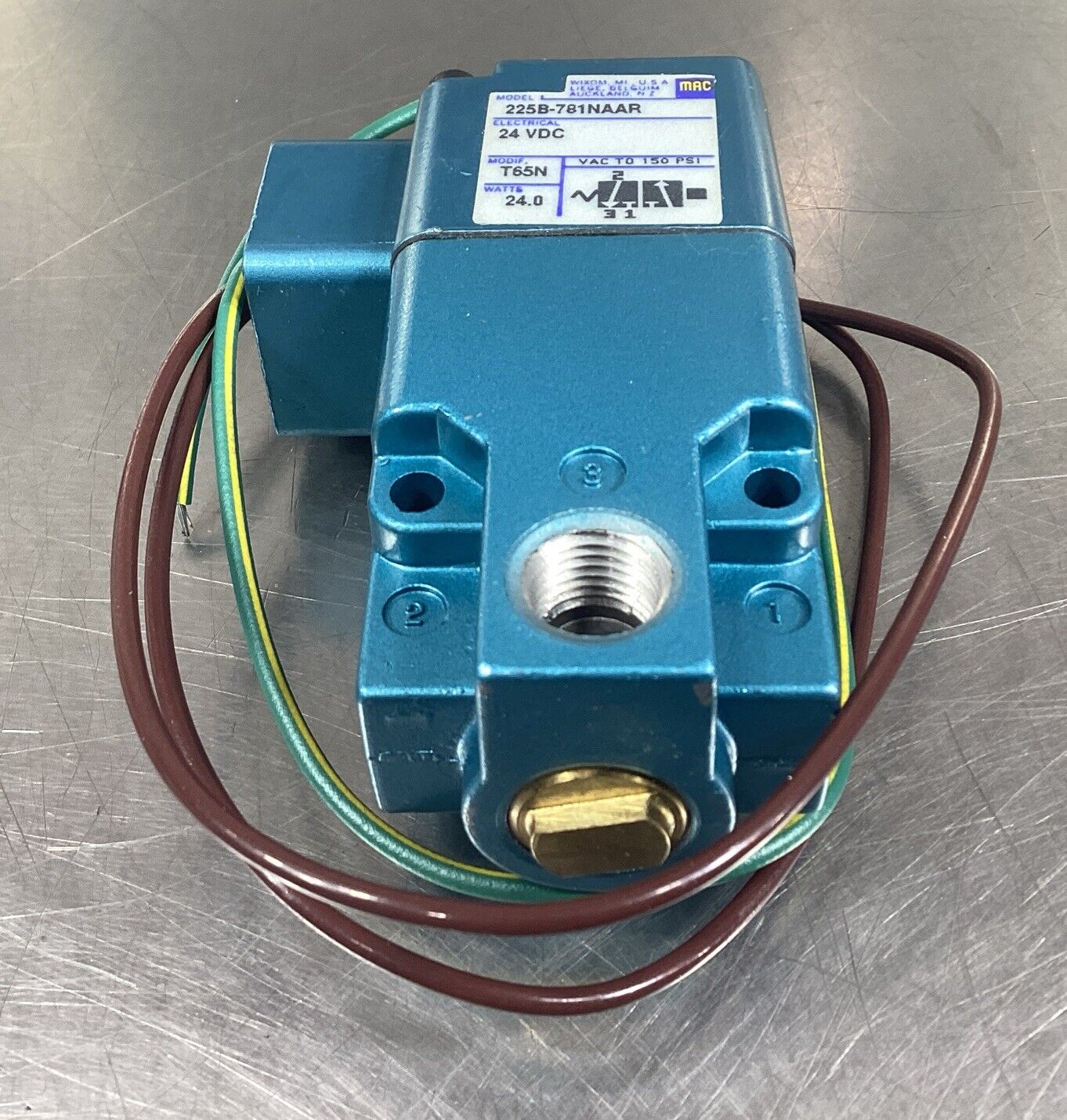 Mac Valves  225B-781NAAR  Solenoid Valve       6B-3